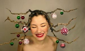 Christmas Tree Hair
