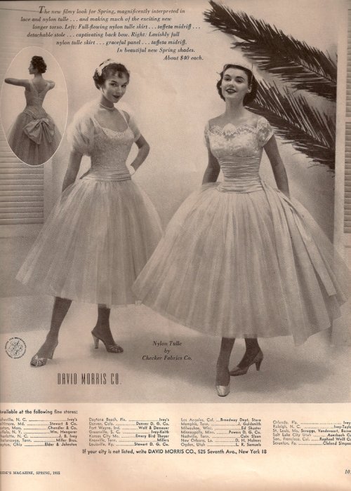 Vintage bridal ads