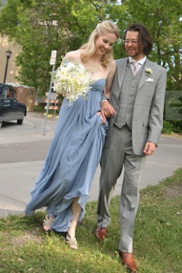 Wedding Dress Blue