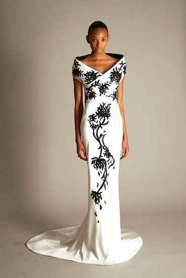 BLACK TIE AFFAIR- BLACK AND WHITE CHIC DRESS FORM CANDLE HOLDER