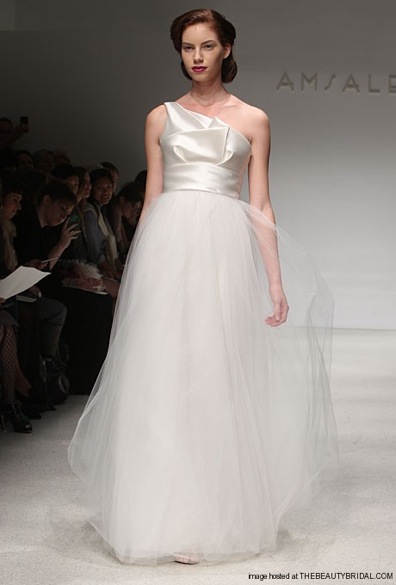 Okay folks what think you of this gown named Parker from Amsale 39s Fall 